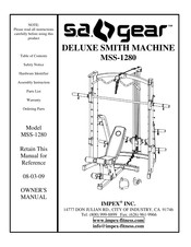 Impex SA GEAR MSS-1280 Owner's Manual