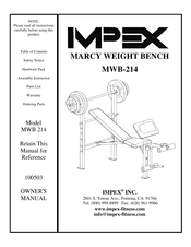 Impex MWB-214 Owner's Manual
