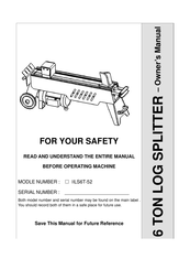 JLD Machinery HLS6T-52 Owner's Manual