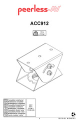 peerless-AV ACC 912 Instructions Manual
