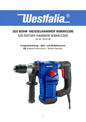 Westfalia WBMH1500 Original Instructions Manual