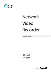 Direct IP IDIS DR-1508P Quick Manual