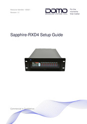 Domo Sapphire SAPPH-RXD4-4 Setup Manual
