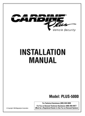 Magnadyne CARBINE PLUS-5000C Installation Manual