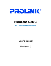 Prolink Hurricane 6300G User Manual