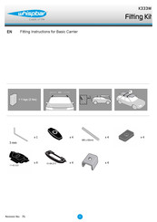 Whispbar K333W Fitting Instructions Manual