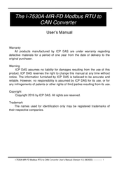 ICP DAS USA I-7530A-MR-FD User Manual