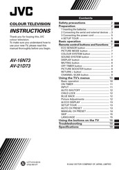 JVC AV-16N73/VT Instructions Manual
