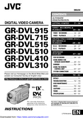 JVC MINI DV GR-DVL510 Instructions Manual