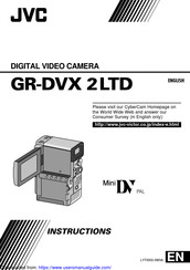 JVC GR-DVX2LTDEG Instructions Manual