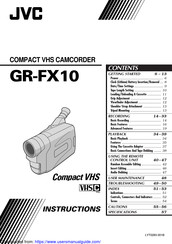 JVC GR-FXM10EK Instructions Manual