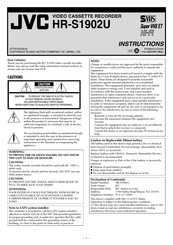 JVC HR-S2915UC Instructions Manual