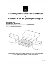 Member's Mark Eli TBD FRA10477SST User Manual