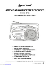Lenoxx Sound CT-99 Operating Instructions Manual
