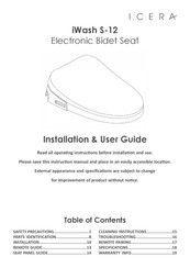 Icera S1201 Installation & User Manual