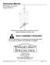 Tradecraft Specialties MAST-4 Instruction Manual