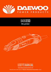 Daewoo DADG233 User Manual