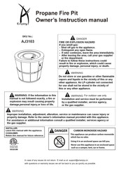 AJ Enjoy AJ3103 Owner's Instruction Manual
