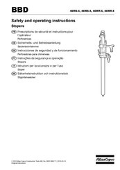 Atlas Copco 8311 0202 11 Safety And Operating Instructions Manual