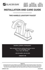 Glacier bay HD67701W-6027D Installation And Care Manual
