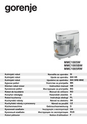 Gorenje MMC1005BW Instruction Manual
