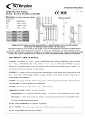 Creda Duo400i Installation Instructions Manual