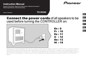 Pioneer FS-SW40 Instruction Manual