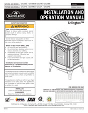 Napoleon Arlington GDS20PSB Installation And Operation Manual