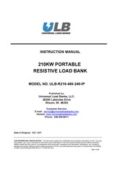 ULB ULB-R210-480-240-IP Instruction Manual