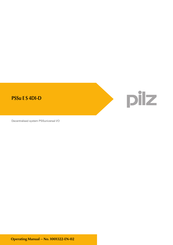 Pilz PSSu E S 4DI-D Operating Manual