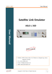Polaris ASLE-L-36D User Manual