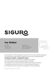 SIGURO SGR-IM210-B12SS Translation Of The Operating Instructions