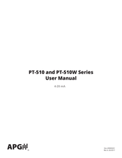 Apg PT-510 Series User Manual