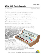 Arrakis Systems NOVA 10C Product Manual
