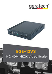 geratech EGE-12VS Manual