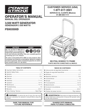 PowerStroke PS903500D Operator's Manual