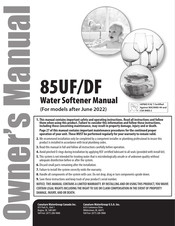 Canature WaterGroup 485UF Owner's Manual