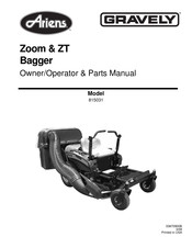 Ariens GRAVELY Zoom & ZT Bagger Owner/Operator & Parts Manual