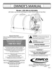 Fimco 5301865 Owner's Manual
