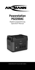 ANSMANN Powerstation PS2200AC Operation Manual