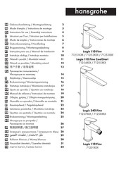 Hans Grohe Logis 240 Fine 71258 Series Instructions For Use/Assembly Instructions