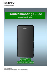 Sony M36h Troubleshooting Manual