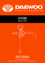 Daewoo DAEM160L User Manual