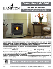 HAMPTON BAY Greenfire GC60-2 Technical Manual