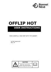 Bonnet Neve OFFLIP HOT User Instructions