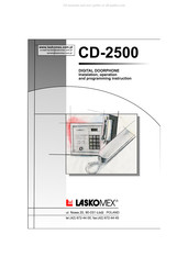 Laskomex CD-2000 Installation, Operation & Programming Instructions