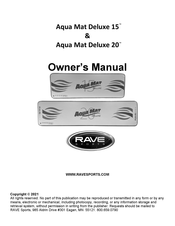 Rave Sports Aqua Mat Deluxe Owner's Manual