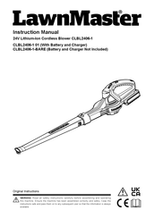 Lawnmaster CLBL2406-1 01 Instruction Manual