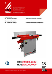 Holzmann HOB310ECO 230V Operating Manual