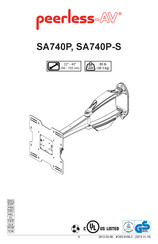peerless-AV SA740P Instructions Manual
